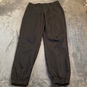 Manfinity Jogger Pants Mens Medium Black Elastic Cuff Lightweight